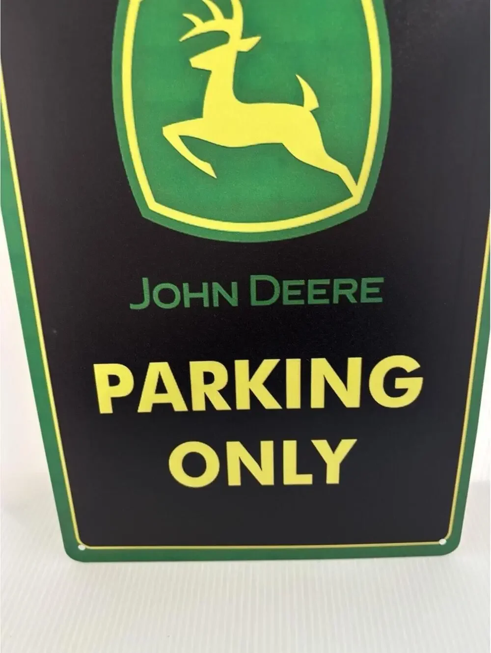 John Deere Parking Only Tin Sign 12x8 Brand New Pre-Drilled Wall Decor NEW